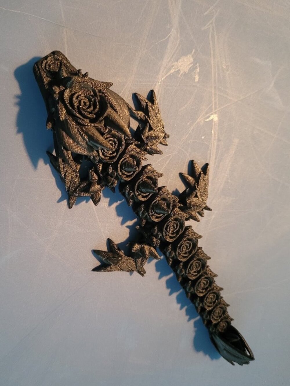 Rose Dragon 3D Flexible Joint Animal lacertid Figurines